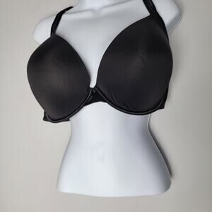 Olga Flirty 44D Black Underwire Bra‎ Full Coverage Lightly Padded Support